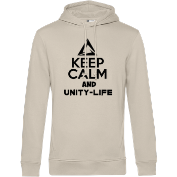 Unity-Life - Keep Calm B&C HOODED INSPIRE - Cremeweiß