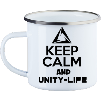 Unity-Life - Keep Calm Emaille Tasse