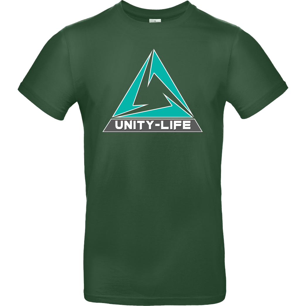 ScriptOase Unity-Life - Logo green T-Shirt B&C EXACT 190 - Flaschengrün