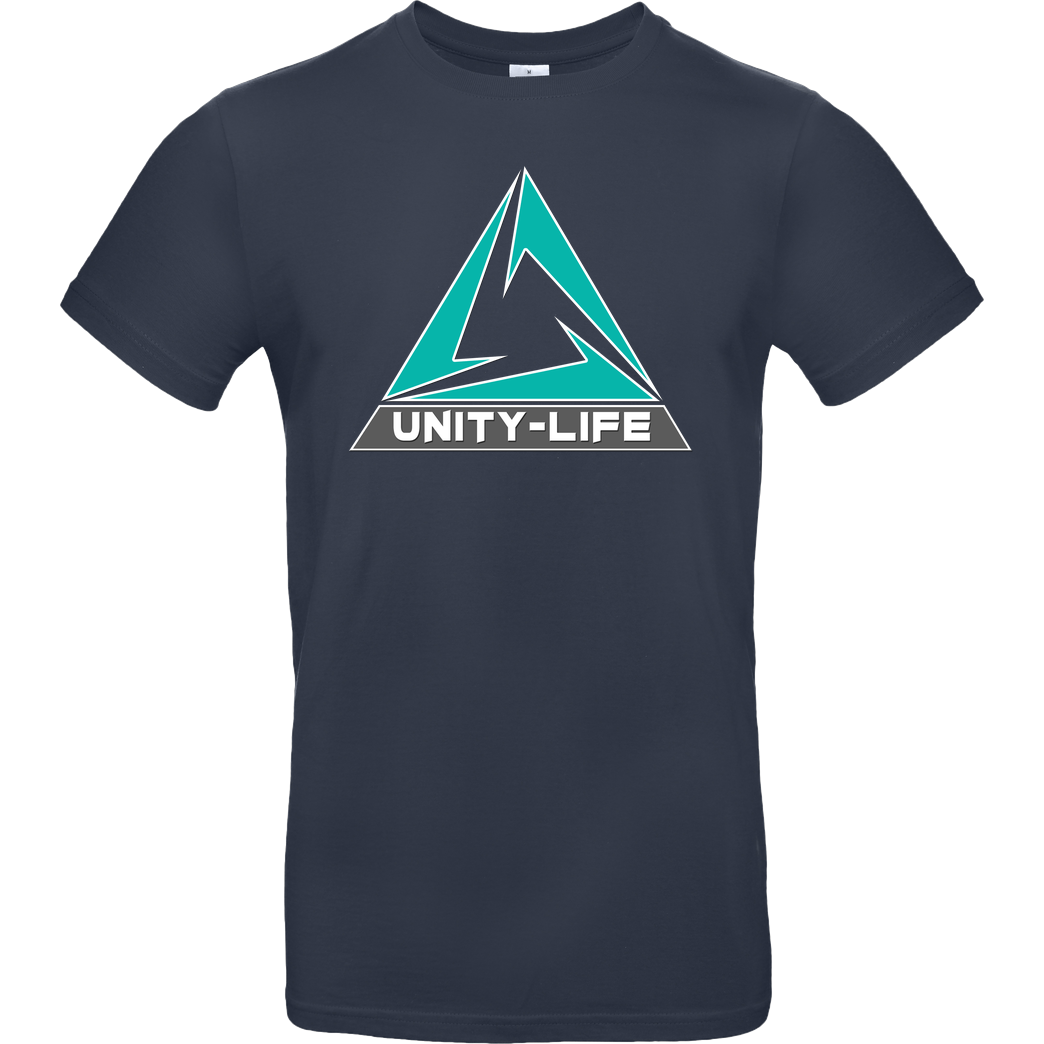 ScriptOase Unity-Life - Logo green T-Shirt B&C EXACT 190 - Navy