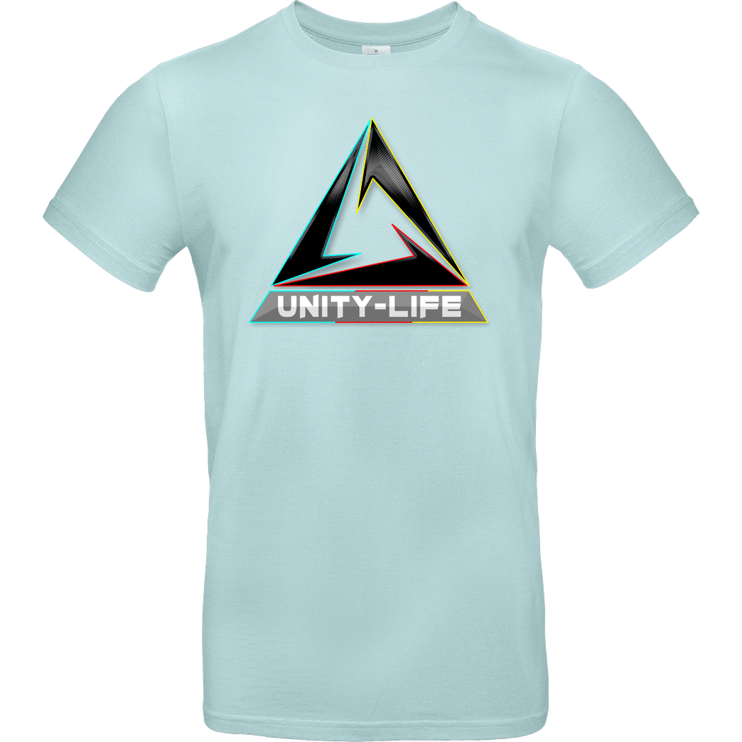 ScriptOase Unity-Life - Logo tricolor T-Shirt B&C EXACT 190 - Mint