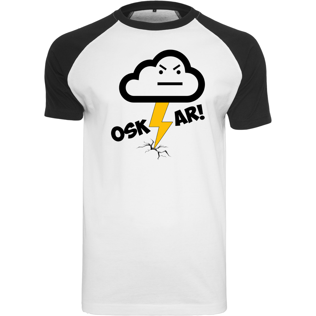 ScriptOase Unity-Life - Oskar T-Shirt Raglan-Shirt weiß