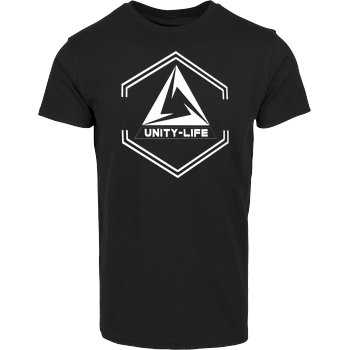 Unity-Life - Symbol Hausmarke T-Shirt  - Schwarz