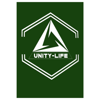 Unity-Life - Symbol Kunstdruck grün