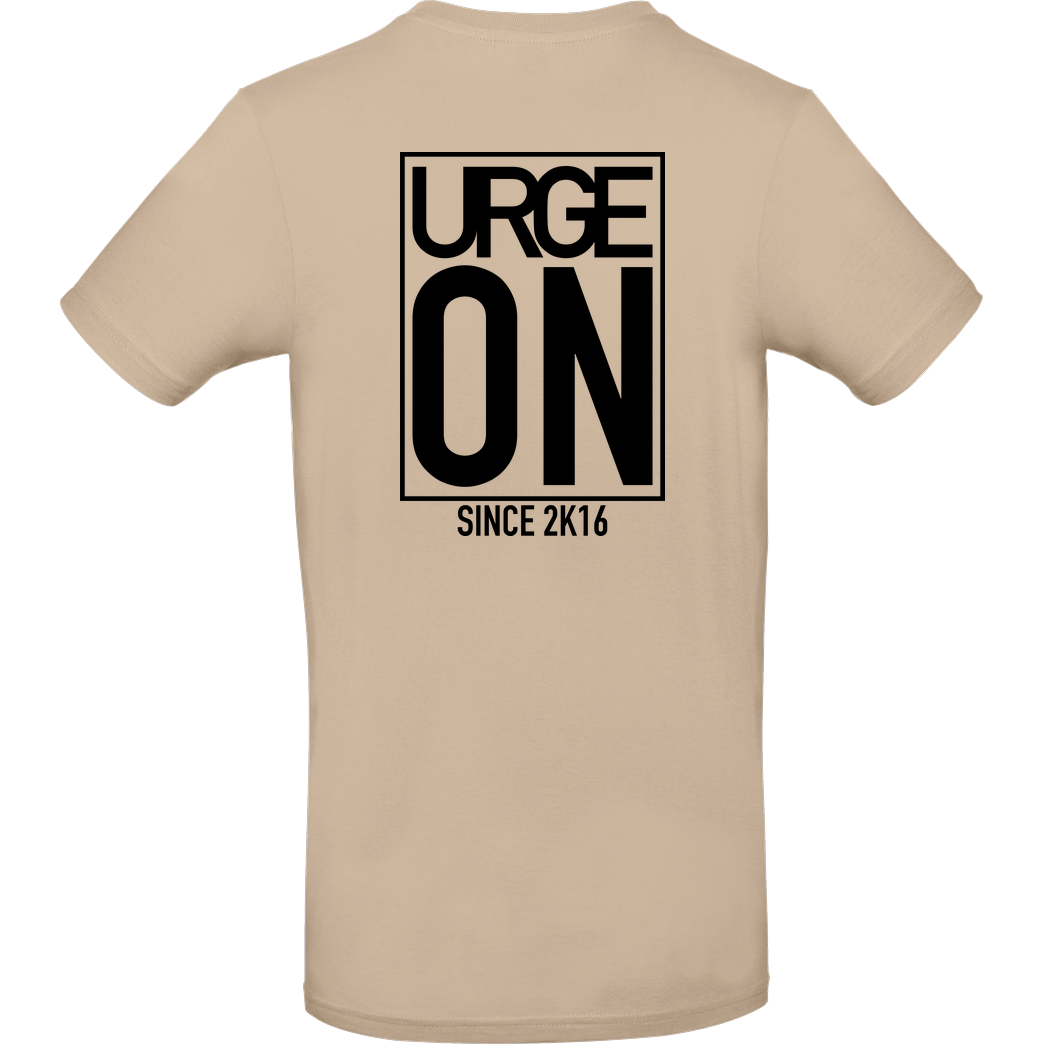 urgeON UrgeON - Since 2K16 T-Shirt B&C EXACT 190 - Sand