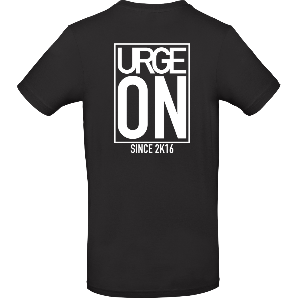 urgeON UrgeON - Since 2K16 T-Shirt B&C EXACT 190 - Schwarz