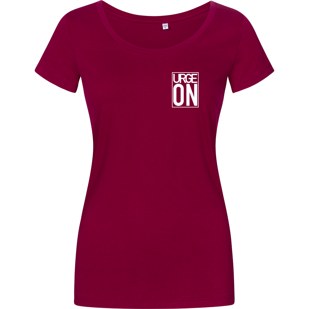urgeON UrgeON - Since 2K16 T-Shirt Damenshirt berry