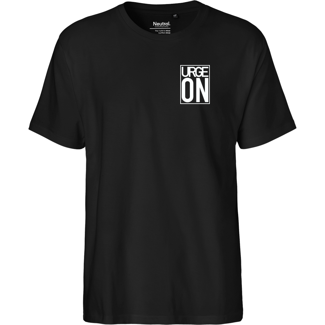 urgeON UrgeON - Since 2K16 T-Shirt Fairtrade T-Shirt - schwarz