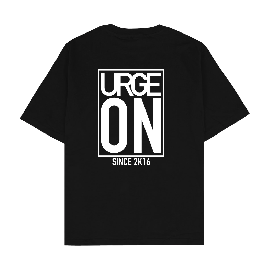 urgeON UrgeON - Since 2K16 T-Shirt Oversize T-Shirt - Schwarz