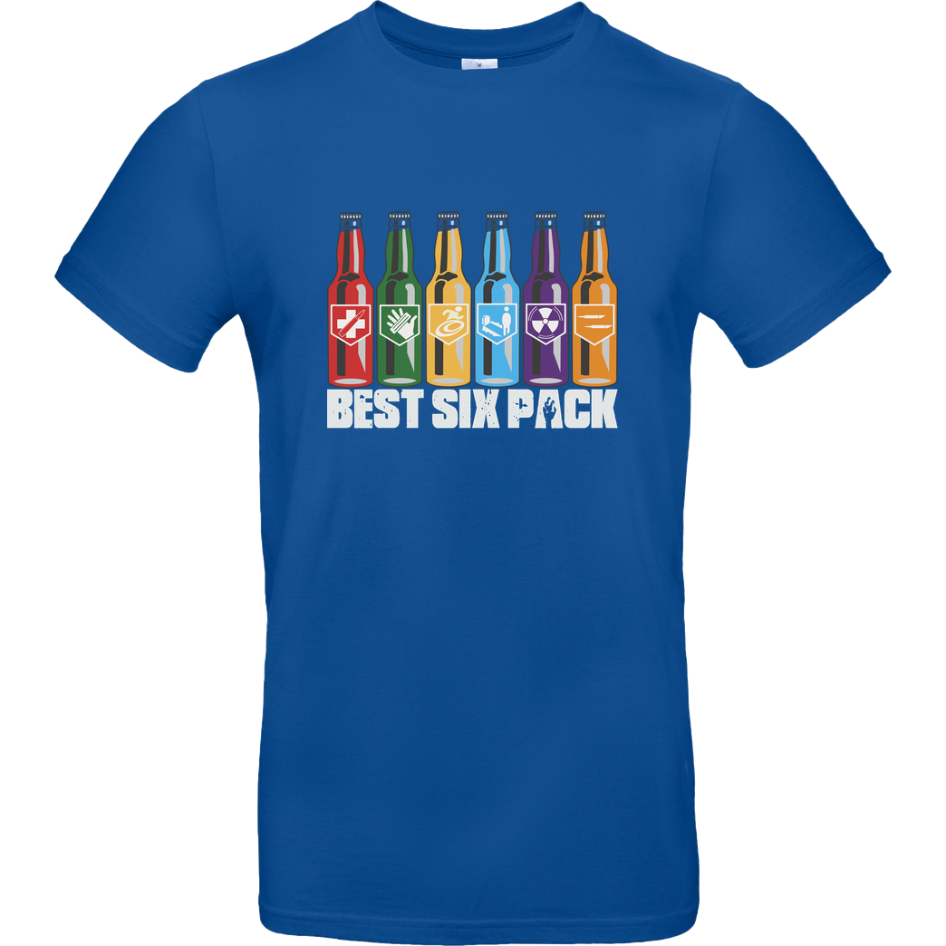veKtik veKtik - Best Six Pack T-Shirt B&C EXACT 190 - Royal