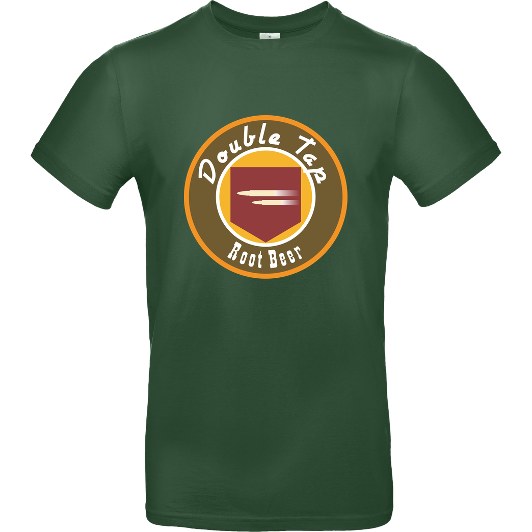veKtik veKtik - Double Tap Root Beer T-Shirt B&C EXACT 190 - Flaschengrün