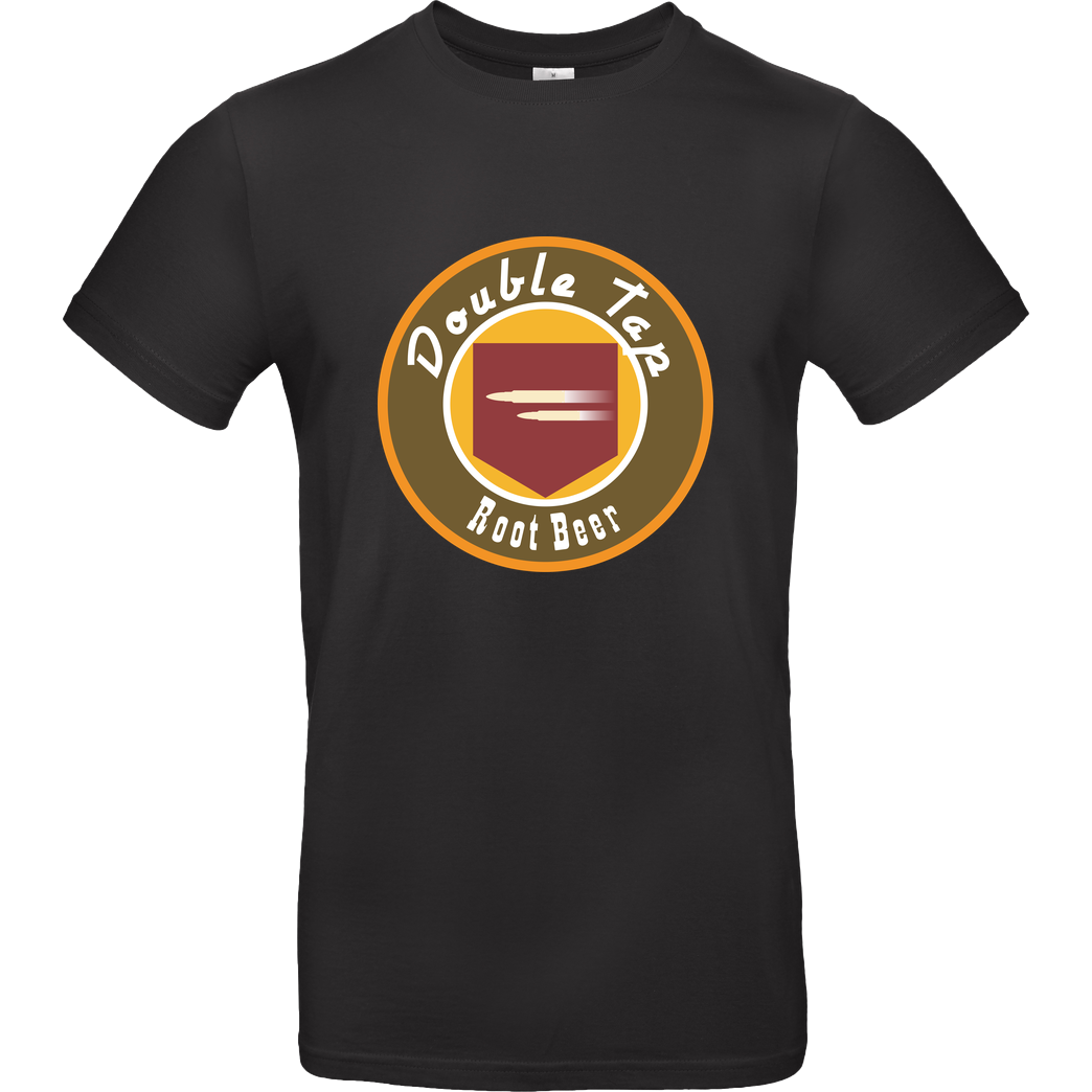 veKtik veKtik - Double Tap Root Beer T-Shirt B&C EXACT 190 - Schwarz