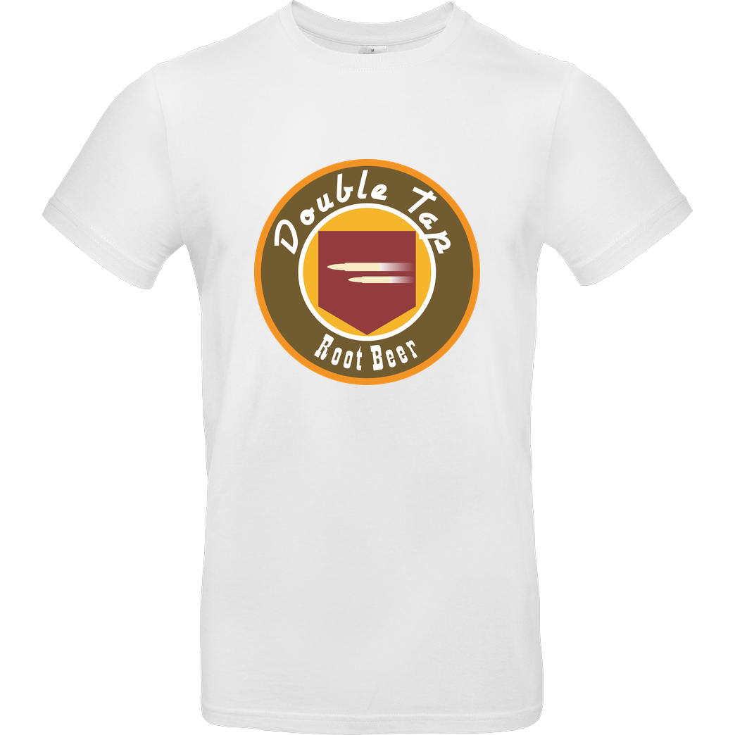 veKtik veKtik - Double Tap Root Beer T-Shirt B&C EXACT 190 - Weiß