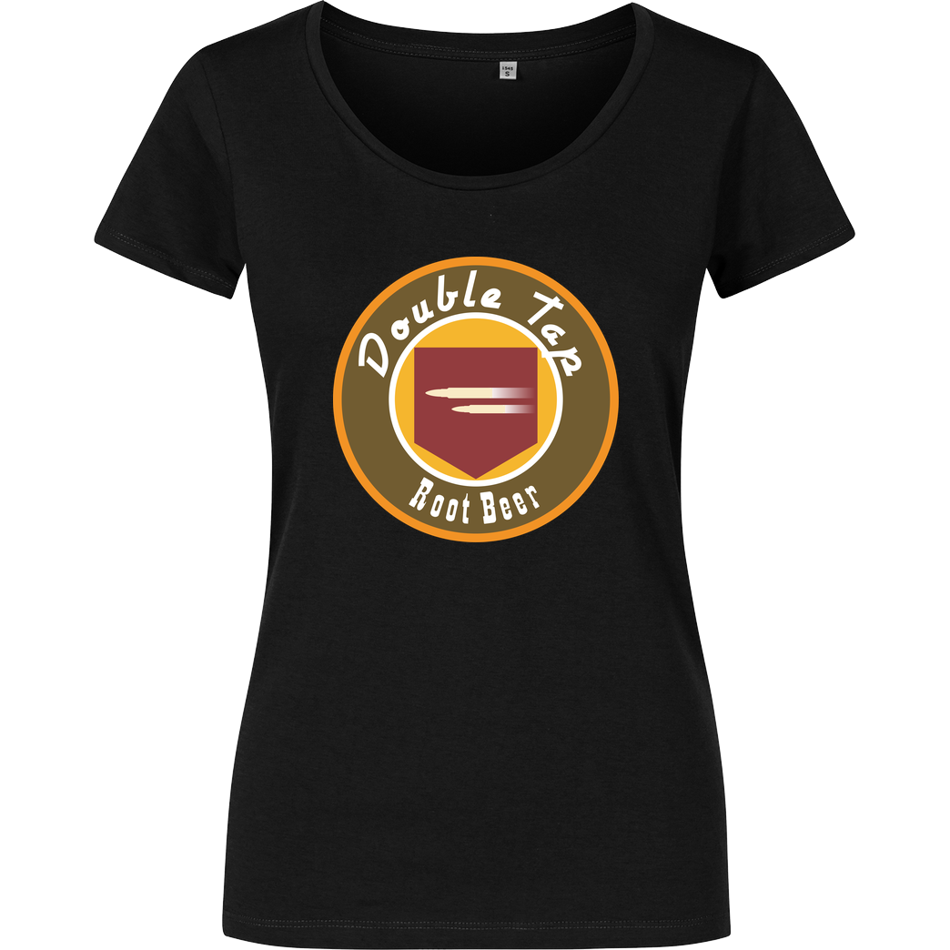 veKtik veKtik - Double Tap Root Beer T-Shirt Damenshirt schwarz