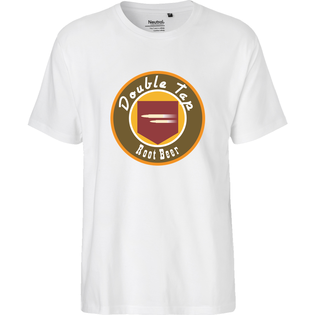 veKtik veKtik - Double Tap Root Beer T-Shirt Fairtrade T-Shirt - weiß
