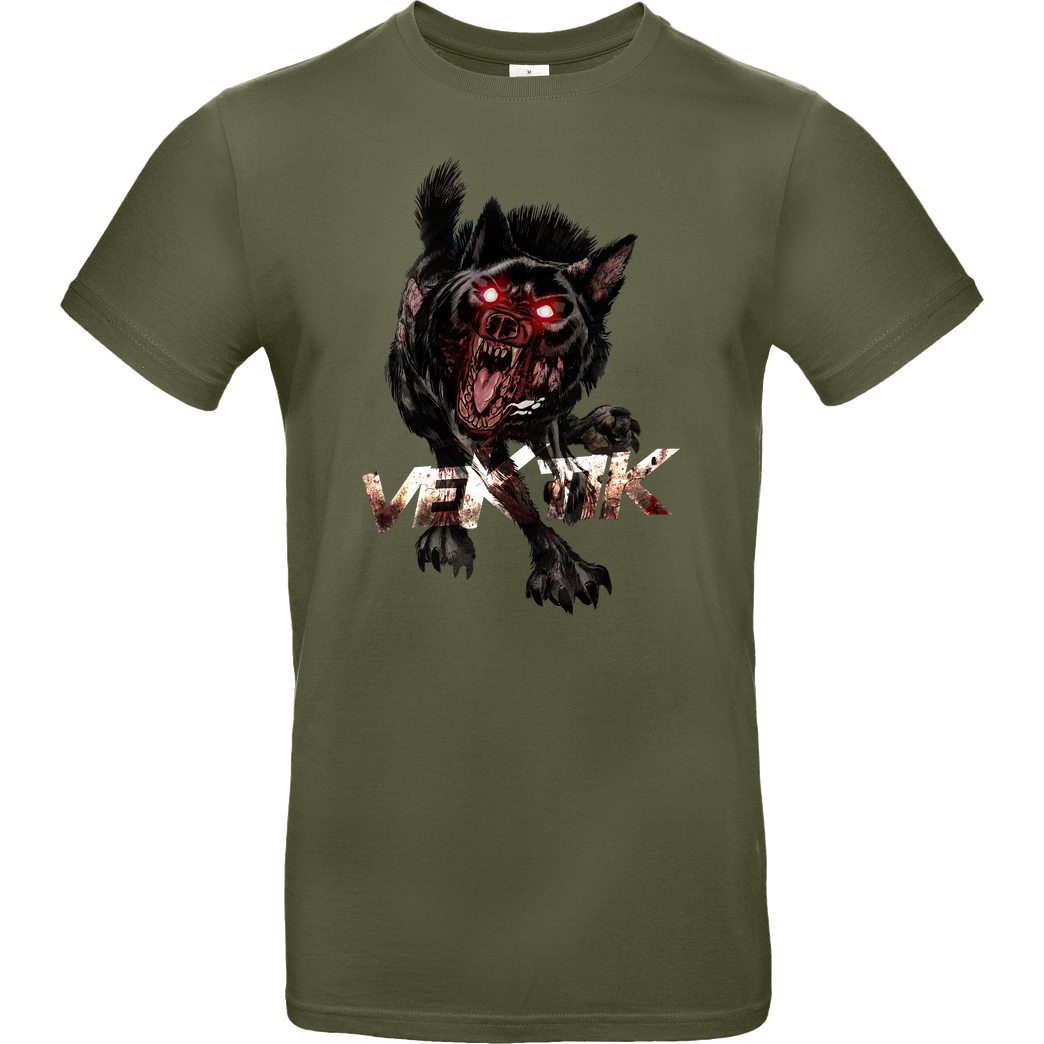 veKtik veKtik - Hellhound T-Shirt B&C EXACT 190 - Khaki