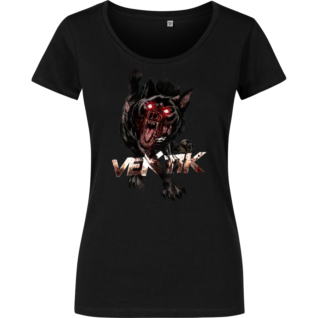 veKtik veKtik - Hellhound T-Shirt Damenshirt schwarz