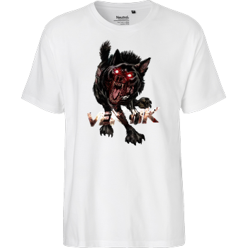 veKtik - Hellhound Fairtrade T-Shirt - weiß