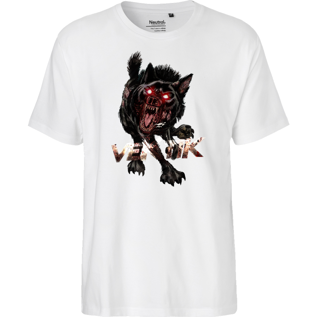 veKtik veKtik - Hellhound T-Shirt Fairtrade T-Shirt - weiß