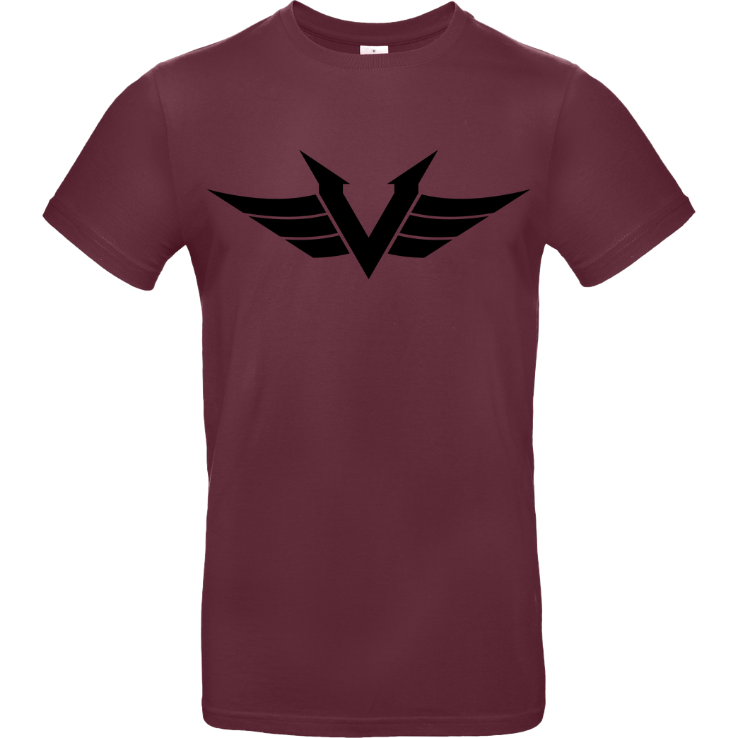 veKtik Vektik - Logo T-Shirt B&C EXACT 190 - Bordeaux