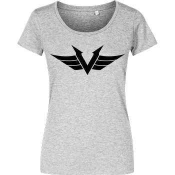 Vektik - Logo Damenshirt heather grey