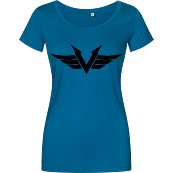 Vektik - Logo Damenshirt petrol