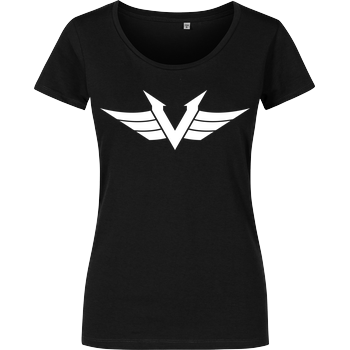 Vektik - Logo Damenshirt schwarz