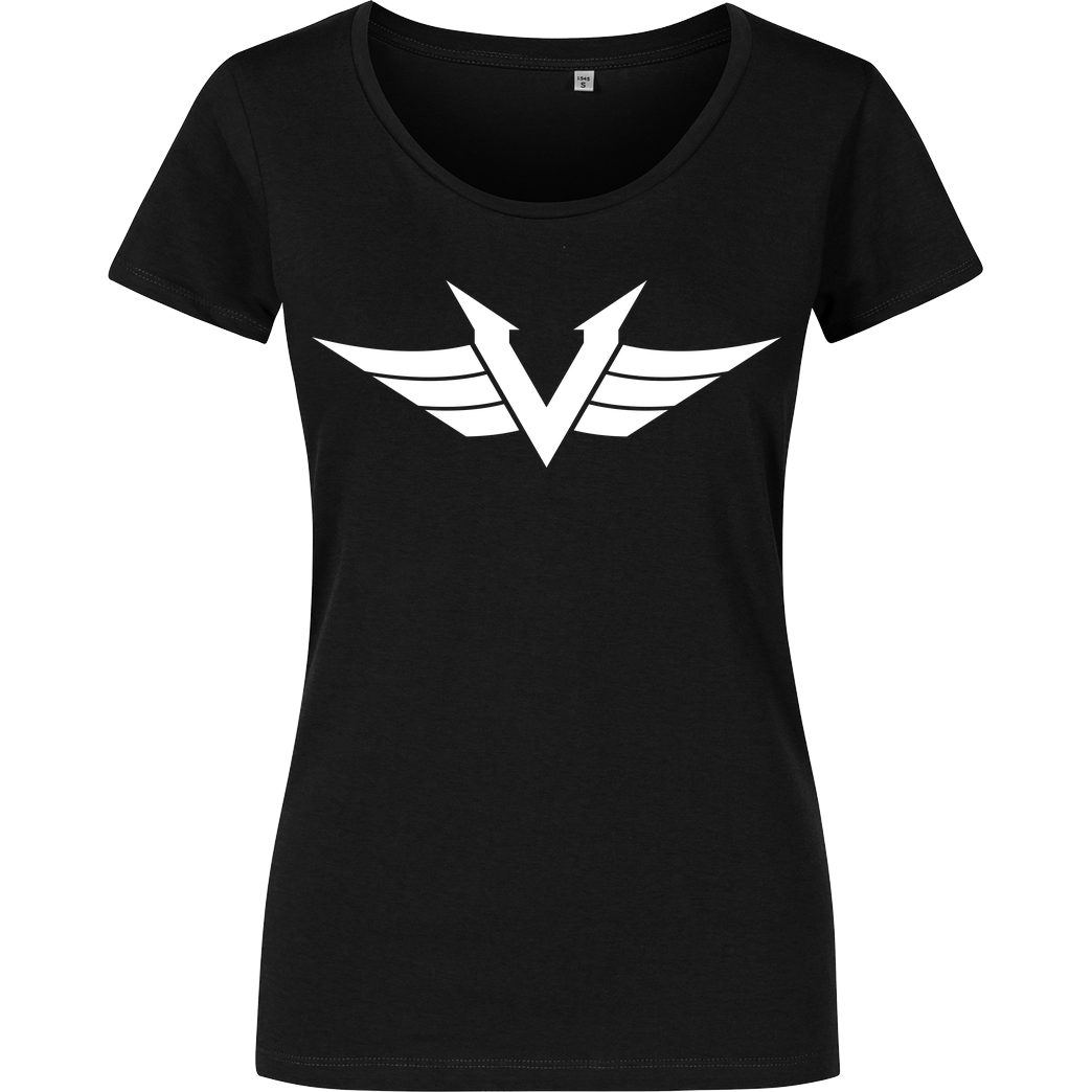 veKtik Vektik - Logo T-Shirt Damenshirt schwarz