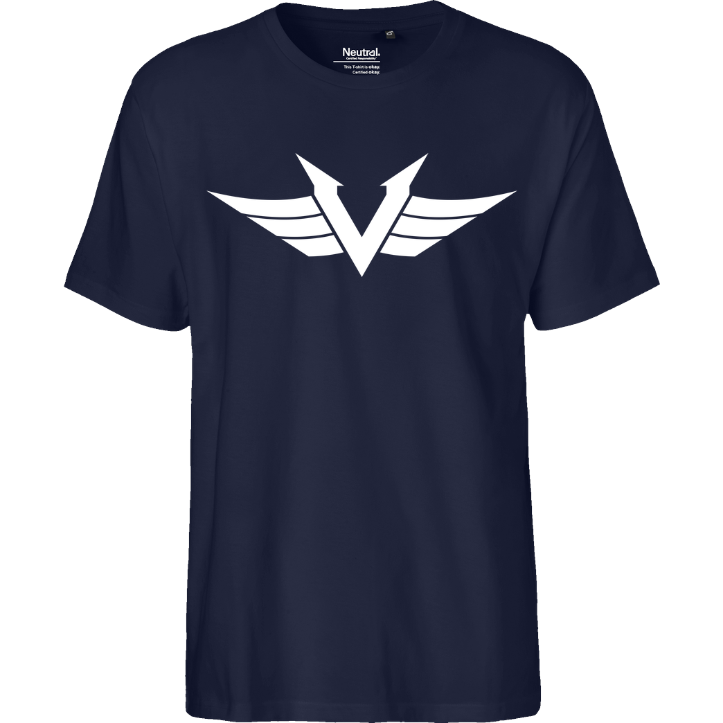veKtik Vektik - Logo T-Shirt Fairtrade T-Shirt - navy