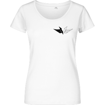 Vektik - Logo small Damenshirt weiss