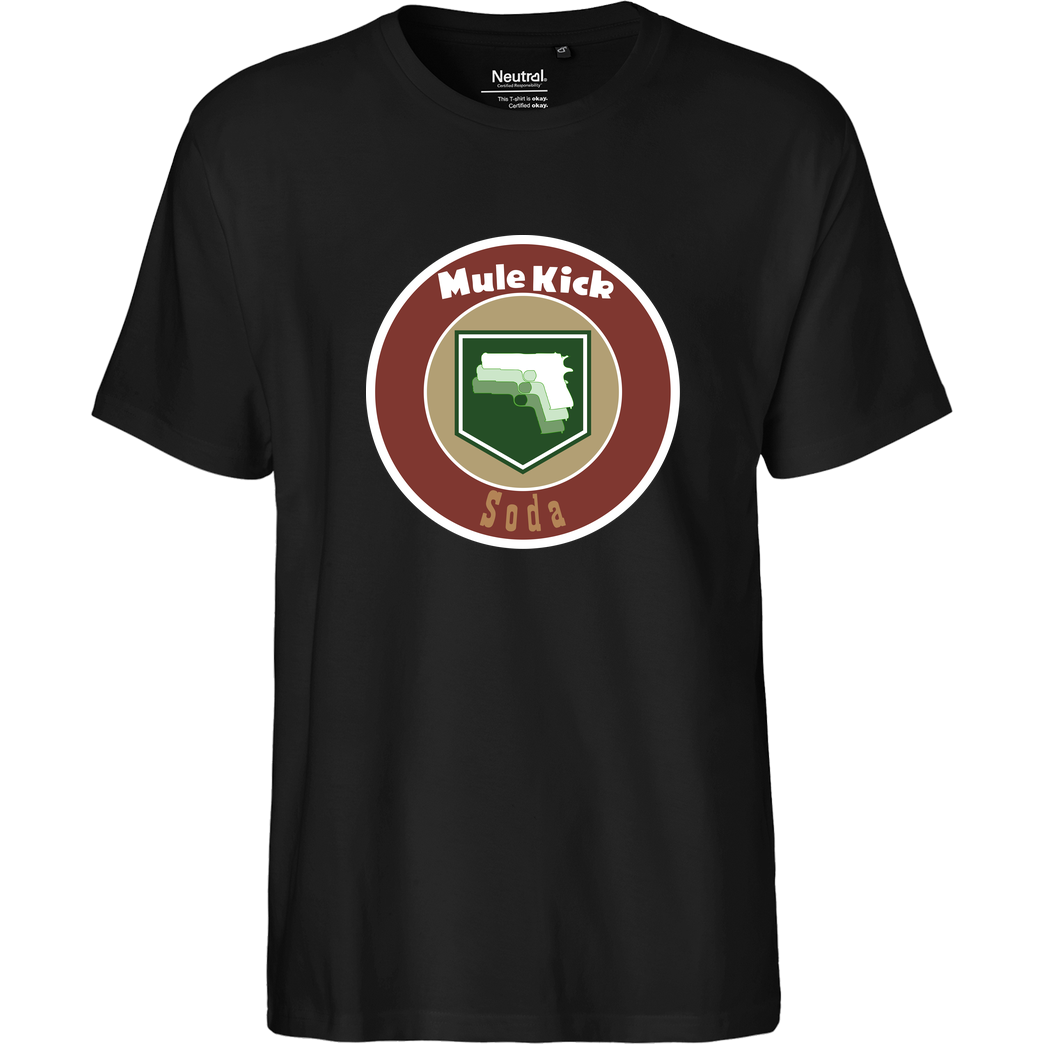 veKtik veKtik - Mule Kick Soda T-Shirt Fairtrade T-Shirt - schwarz