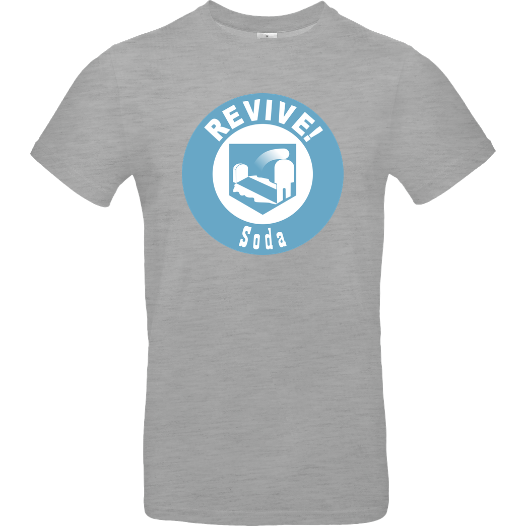 veKtik veKtik - Revive! Soda T-Shirt B&C EXACT 190 - heather grey