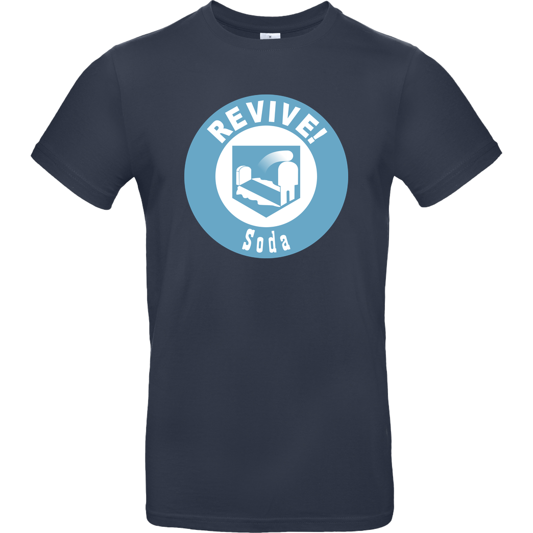 veKtik veKtik - Revive! Soda T-Shirt B&C EXACT 190 - Navy