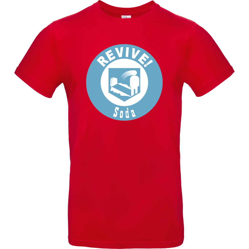 veKtik veKtik - Revive! Soda T-Shirt B&C EXACT 190 - Rot
