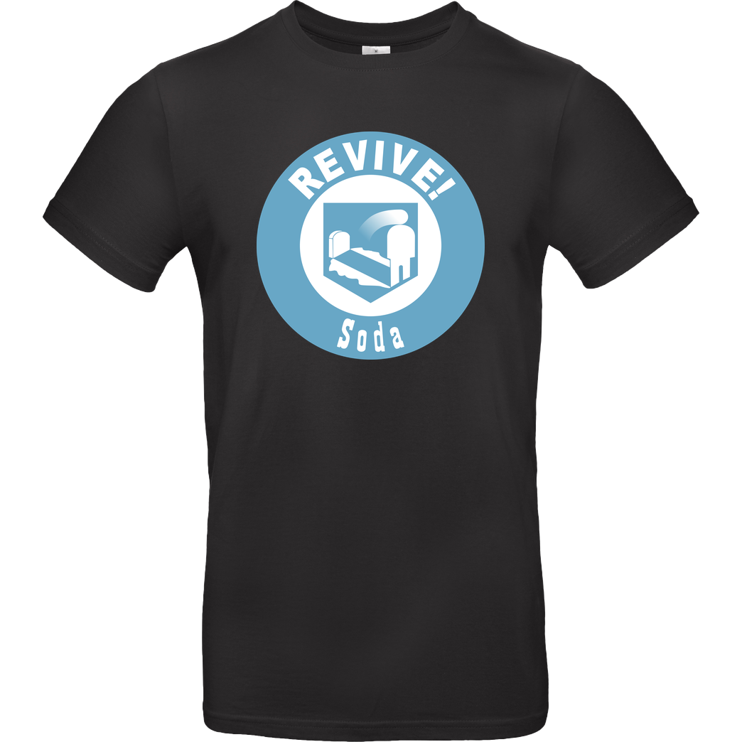 veKtik veKtik - Revive! Soda T-Shirt B&C EXACT 190 - Schwarz