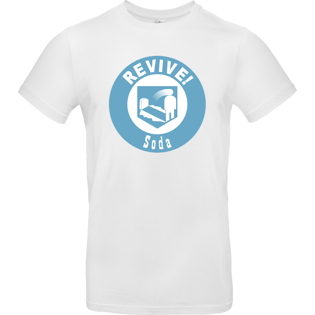 veKtik veKtik - Revive! Soda T-Shirt B&C EXACT 190 - Weiß