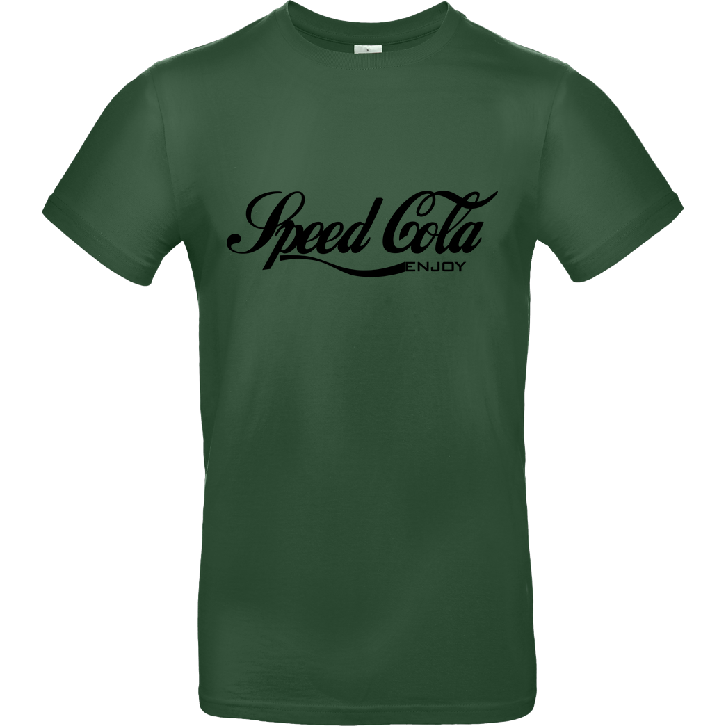 veKtik veKtik - Speed Cola T-Shirt B&C EXACT 190 - Flaschengrün