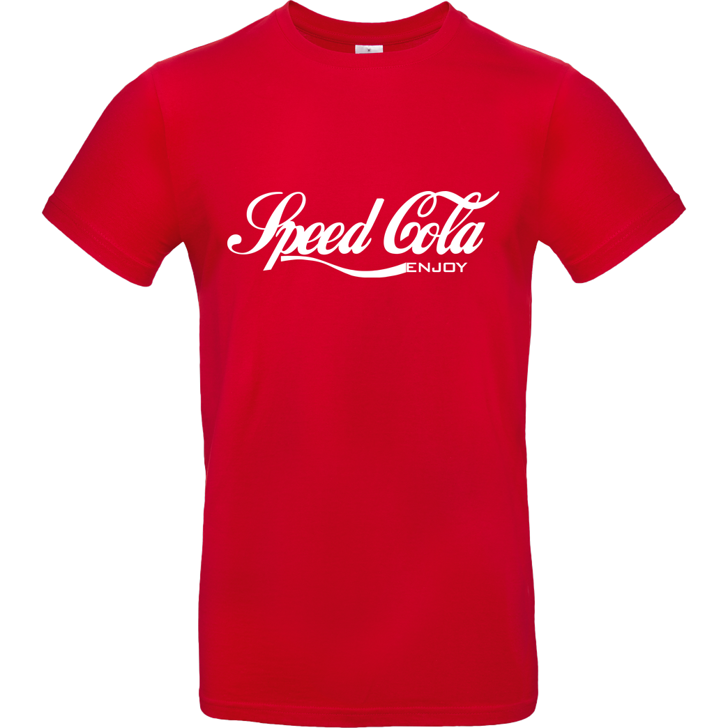 veKtik veKtik - Speed Cola T-Shirt B&C EXACT 190 - Rot