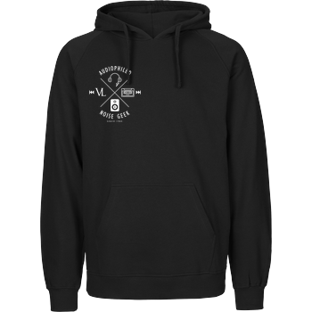 Vincent Lee Music - Audiophiled weiss Fairtrade Hoodie