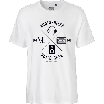 Vincent Lee Music - Audiophiled Fairtrade T-Shirt - weiß