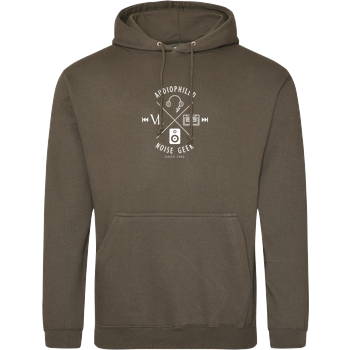 Vincent Lee Music - Audiophiled weiss JH Hoodie - Khaki