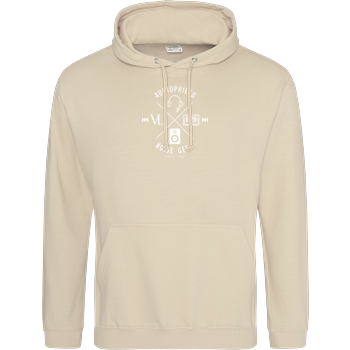 Vincent Lee Music - Audiophiled weiss JH Hoodie - Sand