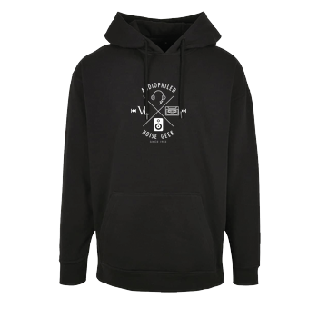 Vincent Lee Music - Audiophiled weiss Oversize Hoodie