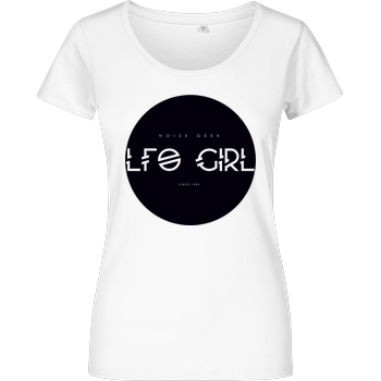 Vincent Lee Music - LFO Girl Damenshirt weiss
