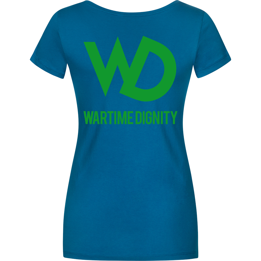 Wartime Dignity Wartime Dignity - Hoodiejacke T-Shirt Damenshirt petrol
