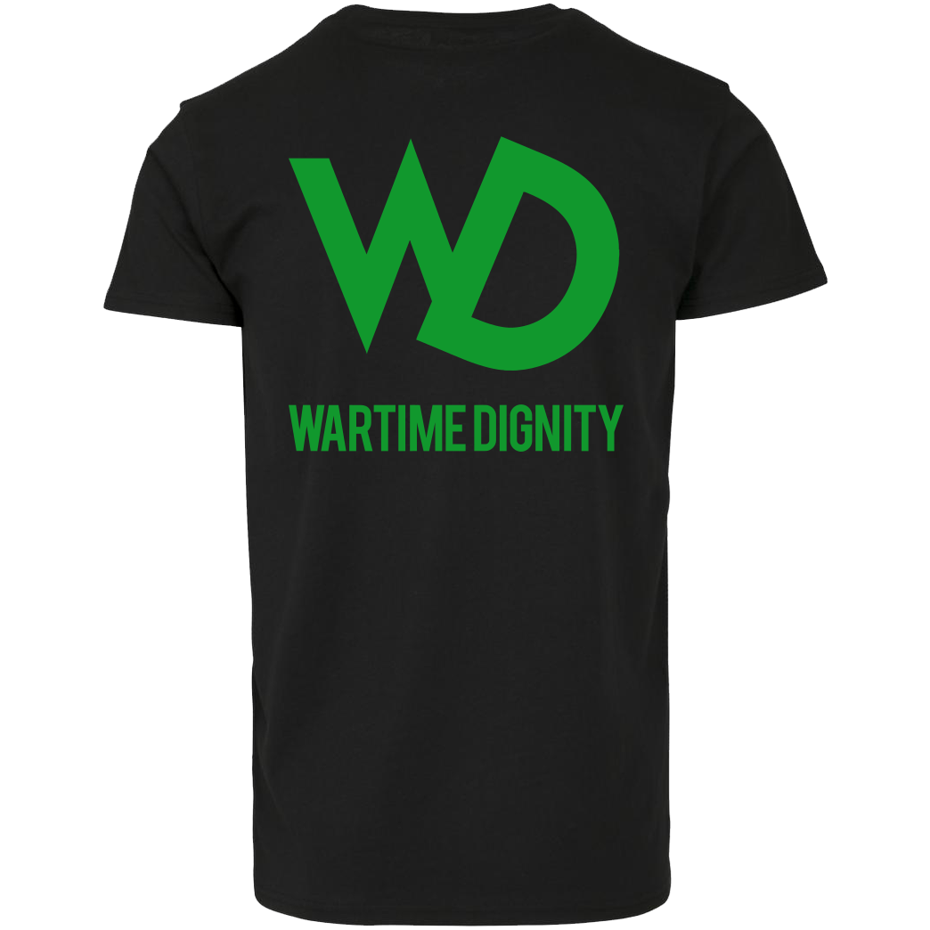 Wartime Dignity Wartime Dignity - Hoodiejacke T-Shirt Hausmarke T-Shirt  - Schwarz