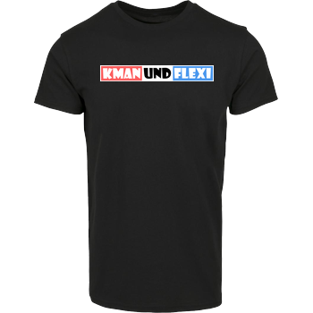 WASWIR - Kman und Flexi Hausmarke T-Shirt  - Schwarz