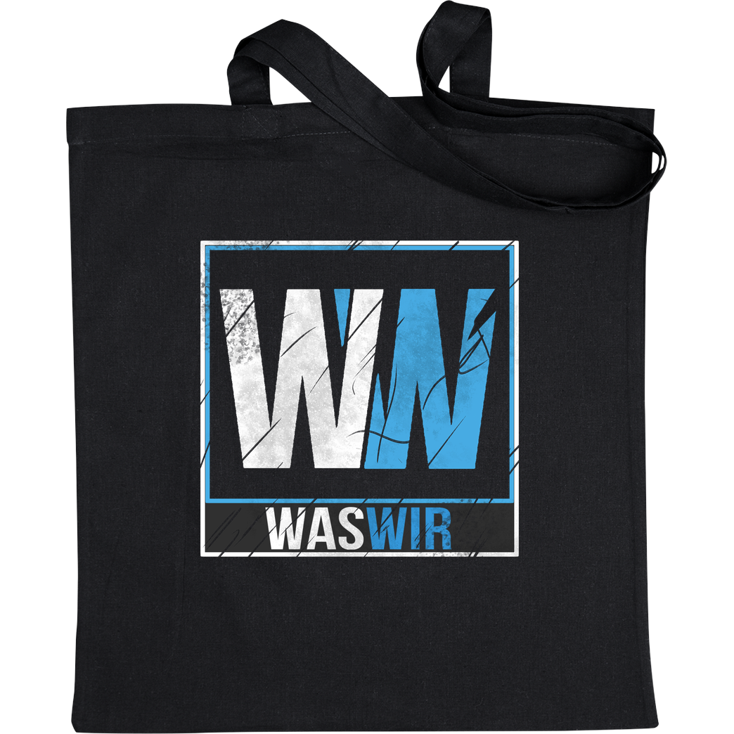 WASWIR WASWIR - Logo Beutel Stoffbeutel schwarz