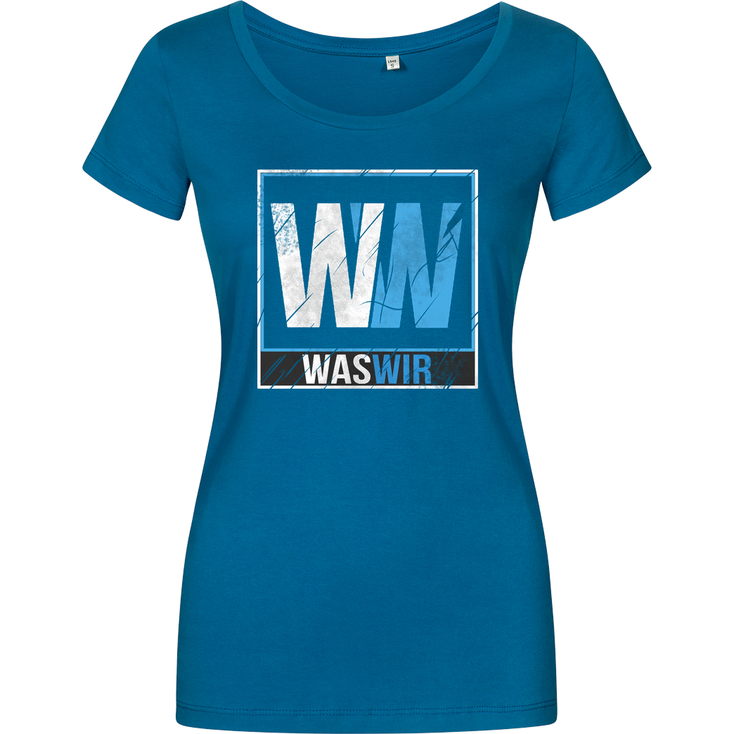 WASWIR WASWIR - Logo T-Shirt Damenshirt petrol