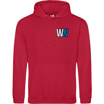 WASWIR - Logo Gestickt JH Hoodie - Rot